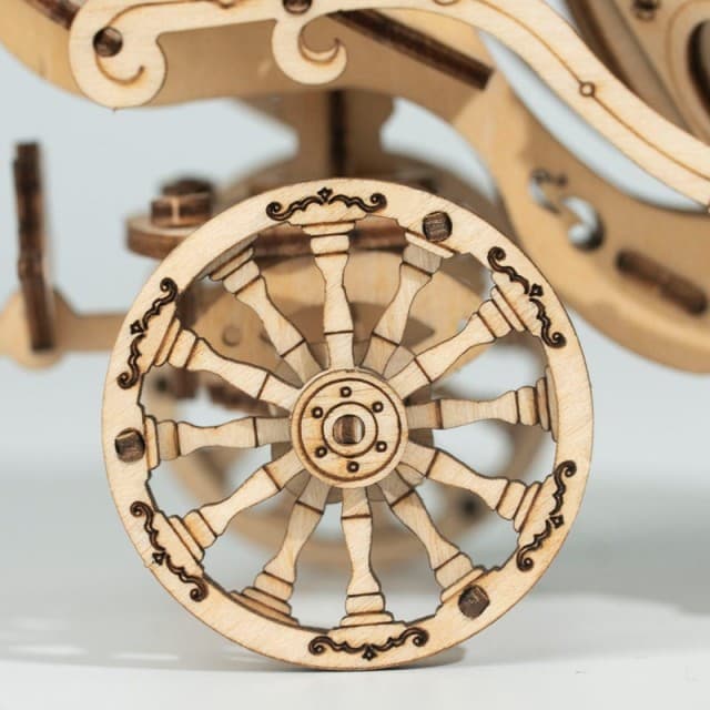 Puzzle 3D - Caleasca dovleac, 182 piese | Robotime