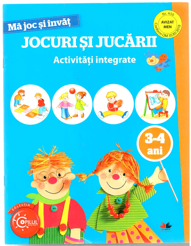 Ma joc si invat. Jocuri si jucarii. 3-4 ani |