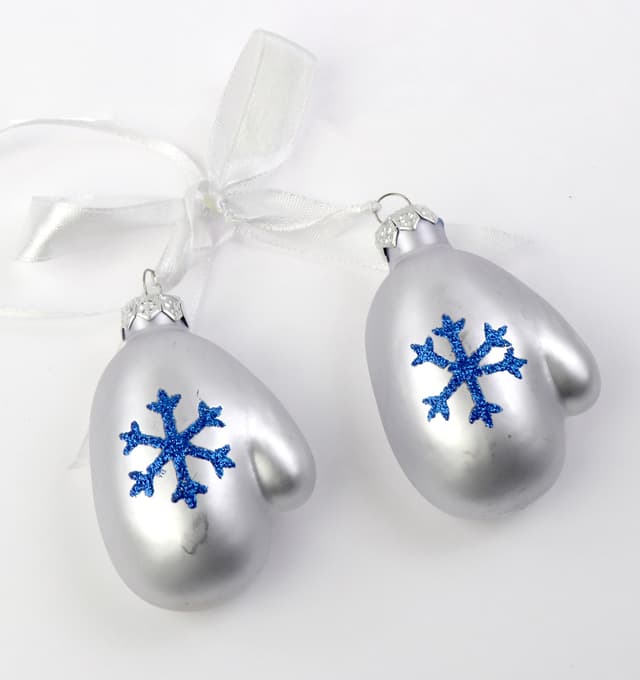 Decoratiune Craciun - Gloves with Blue Snowflake | Kaemingk