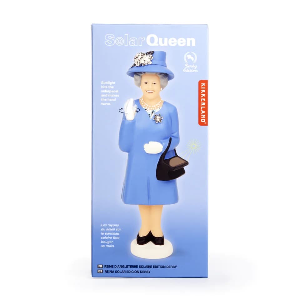 Figurina - Regina Marii Britanii cu palarie, albastru | Kikkerland