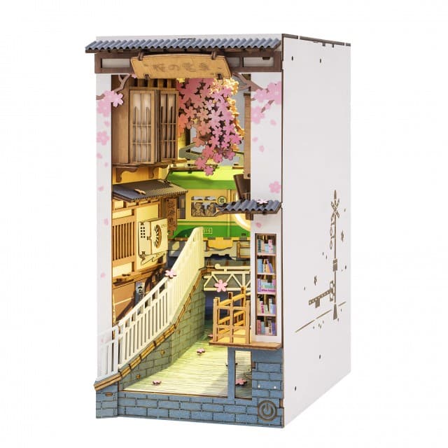 Book Nook. Puzzle 3D - Cotor de carte DIY - Sakura Densya | Robotime