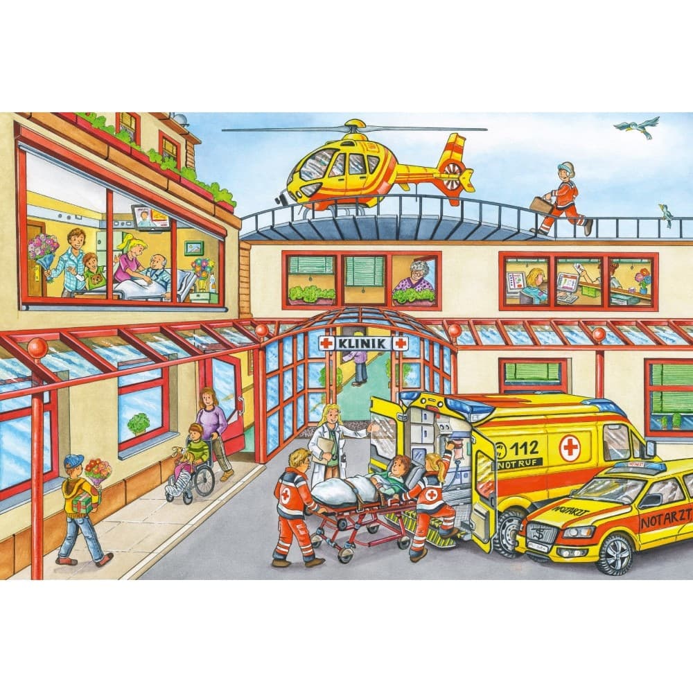 Puzzle 100 piese - Rescue Helicopter | Schmidt