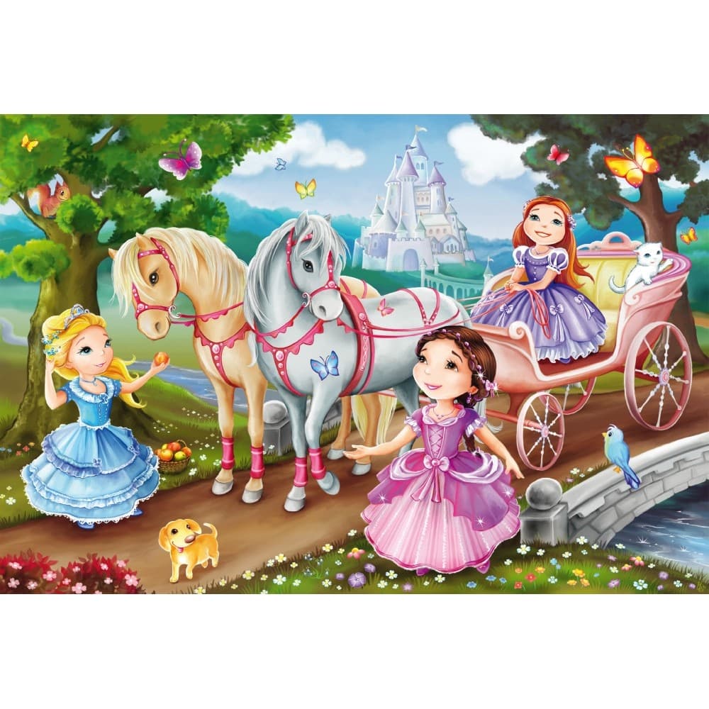 Puzzle 3x24 piese - Fairytale Princesses | Schmidt