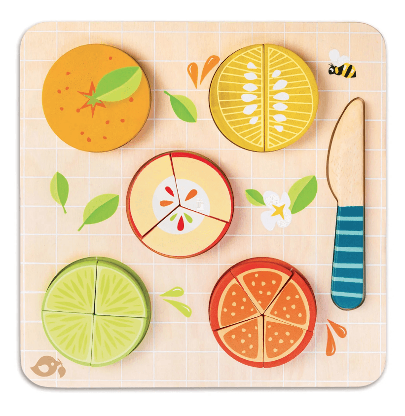 Jucarie din lemn - Citrus Fractions | Tender Leaf Toys