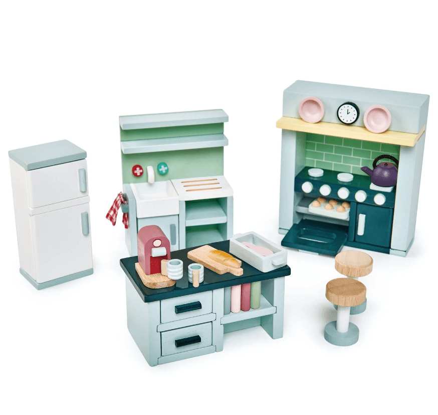 Set mobilier - Dolls House Kitchen Furniture | Tender Leaf Toys