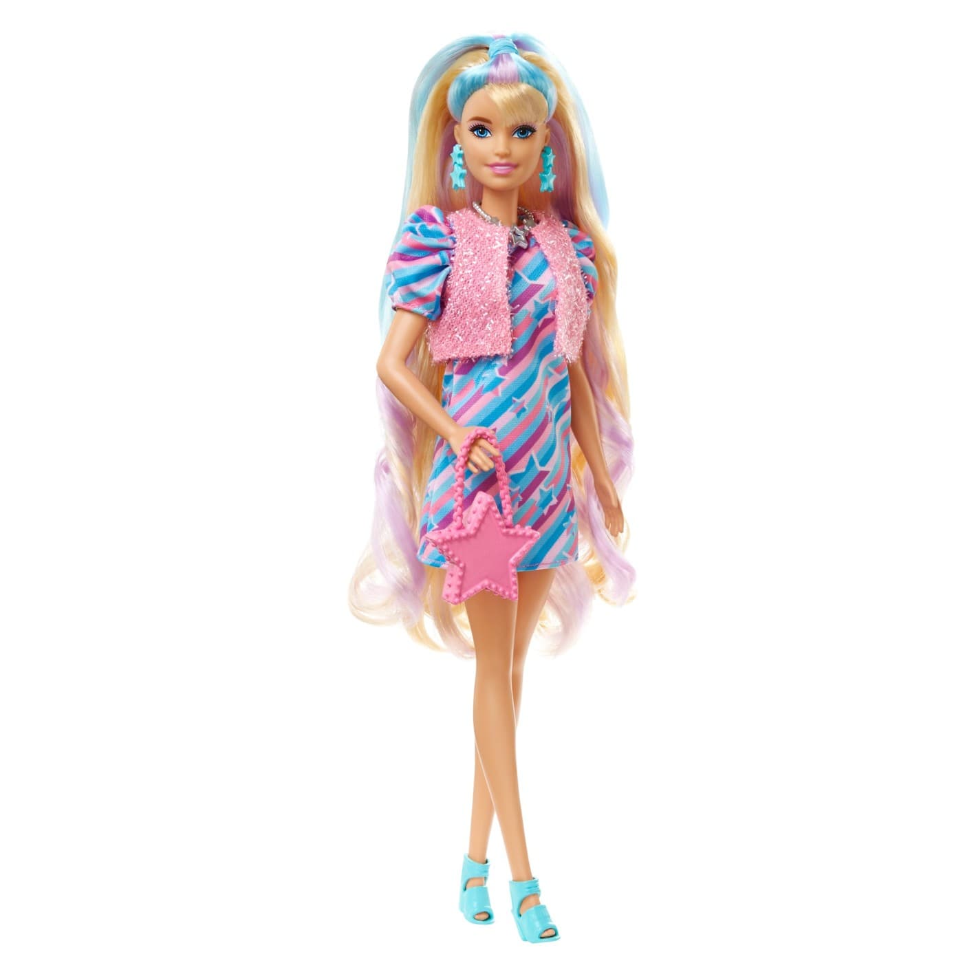 Papusa - Barbie Totally Hair - Blonda | Mattel