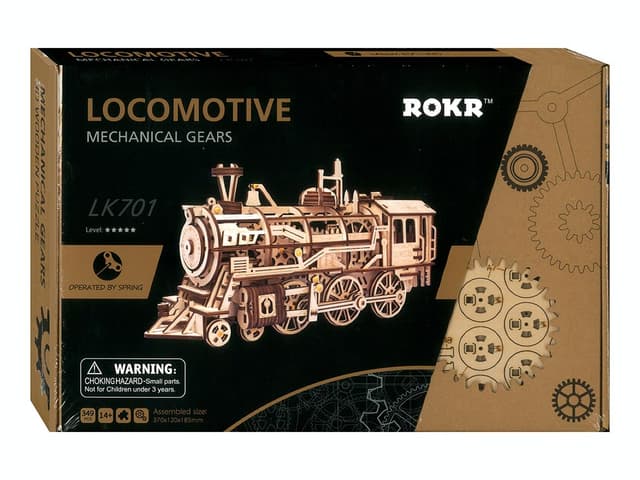 Puzzle 349 piese - Locomotive | Robotime