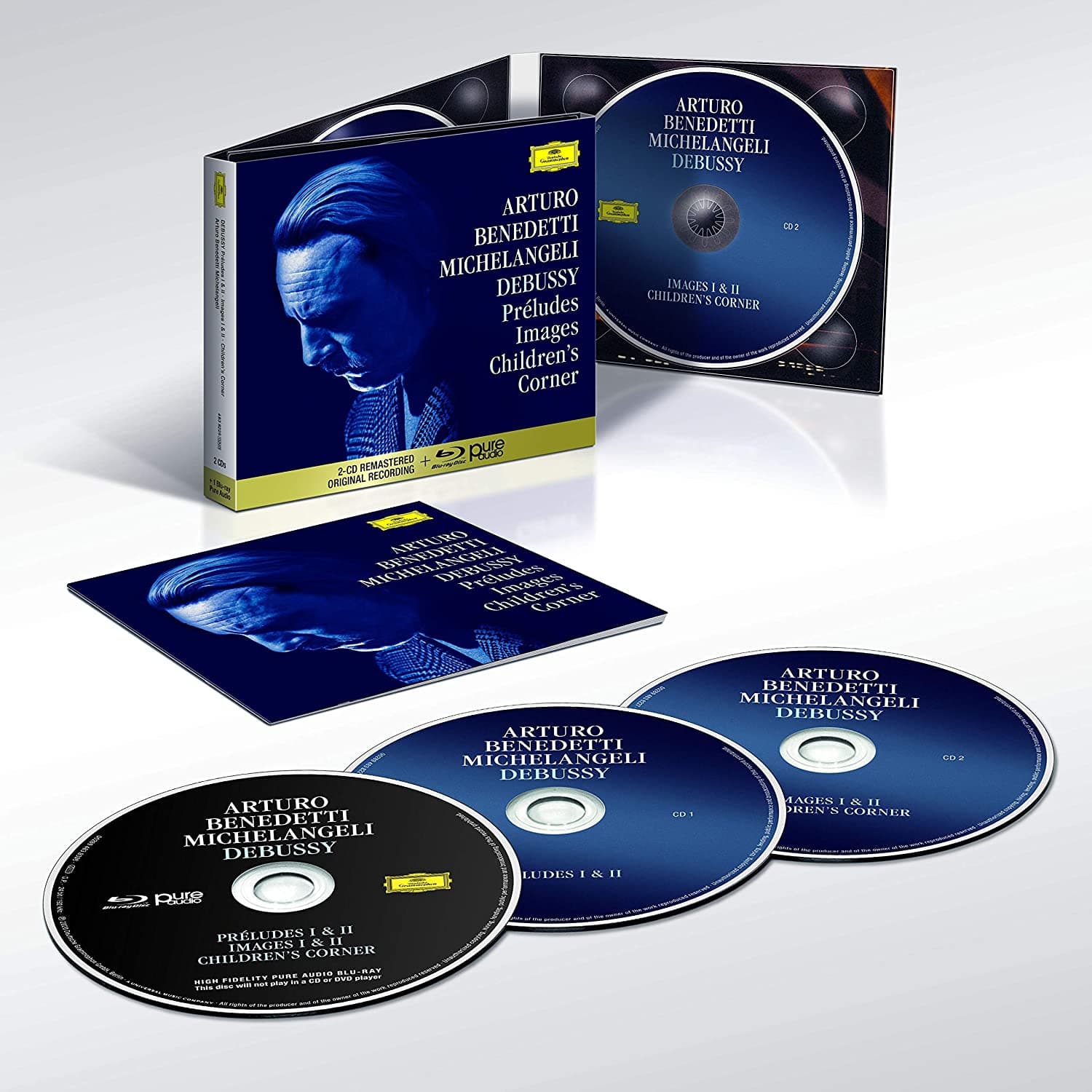 Debussy: Preludes, Images, Children's Corner (2xCD+Blu-ray Audio) | Arturo Benedetti Michelangeli