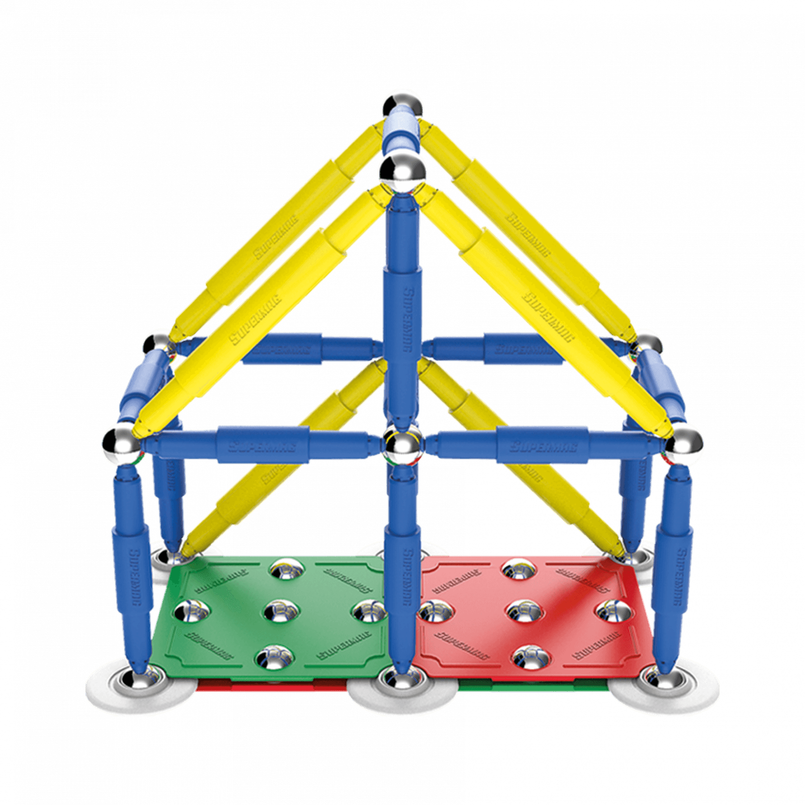Set de constructie magnetic Classic - 98 piese | Supermag
