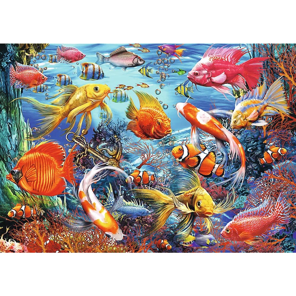Puzzle 1000 de piese - Hidden Shapes - Underwater Life | Trefl