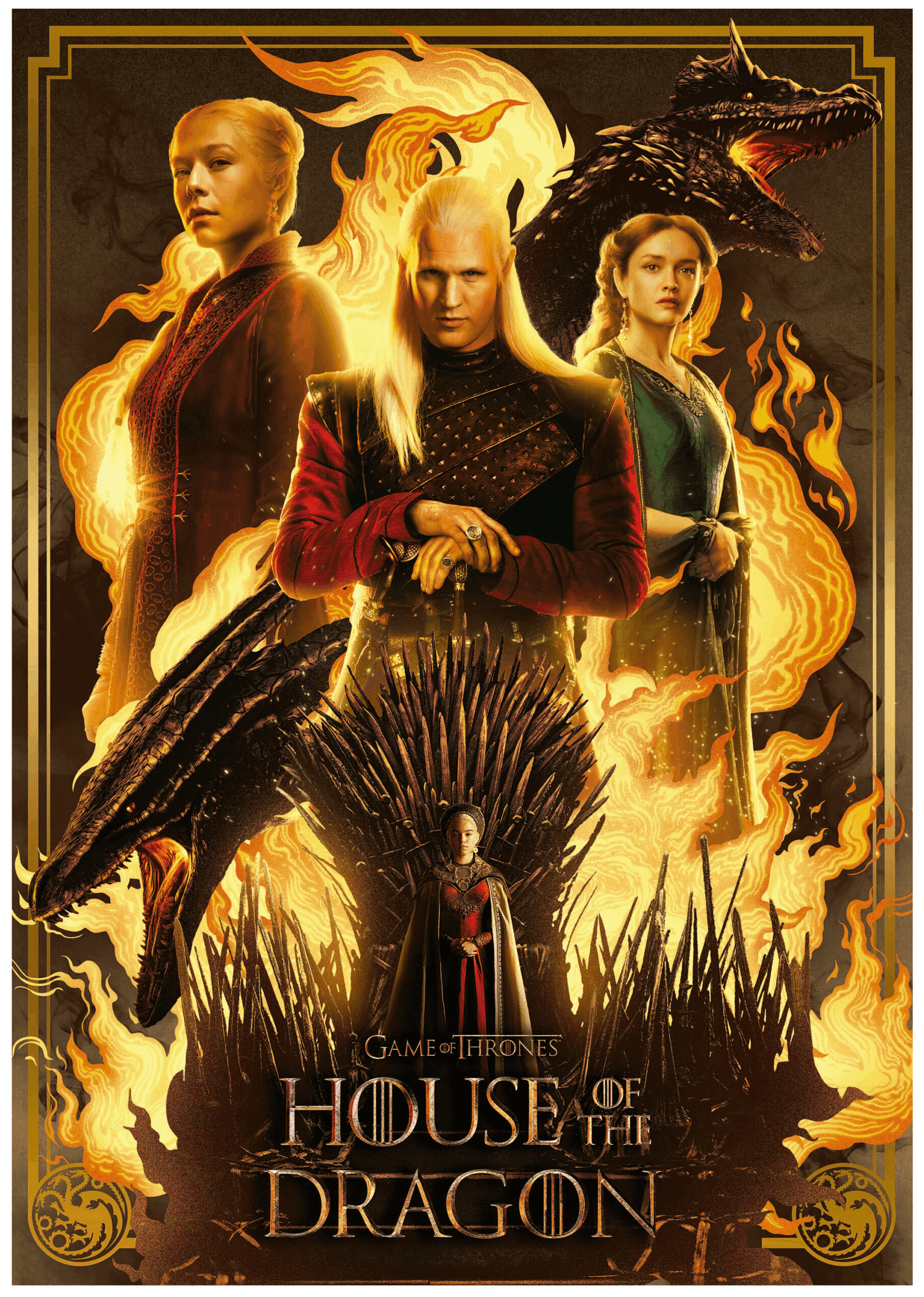 Puzzle 1000 piese - Game of Thrones - House Of The Dragon | Educa