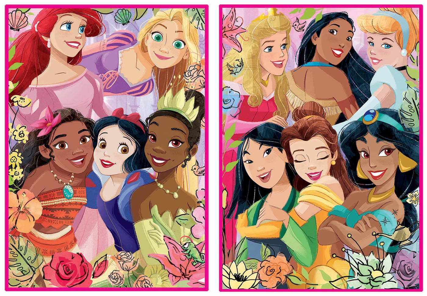 Puzzle 2x500 piese - Disney Princess | Educa