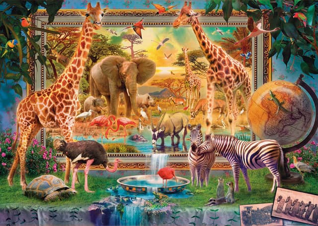 Puzzle 4000 piese - Savana Coming to Life | Educa