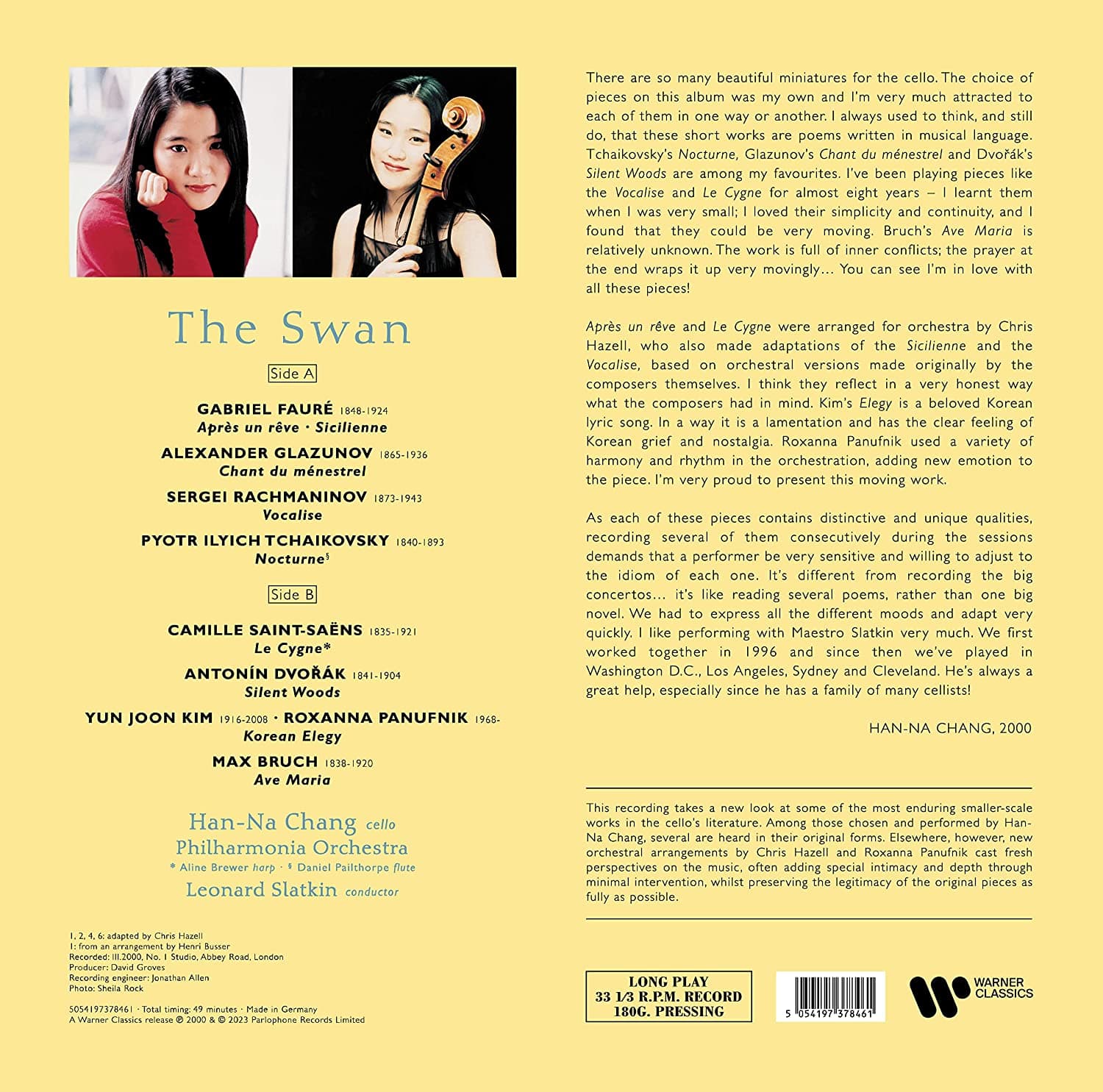 The Swan - Vinyl | Han-Na Chang, Leonard Slatkin, Various Artists