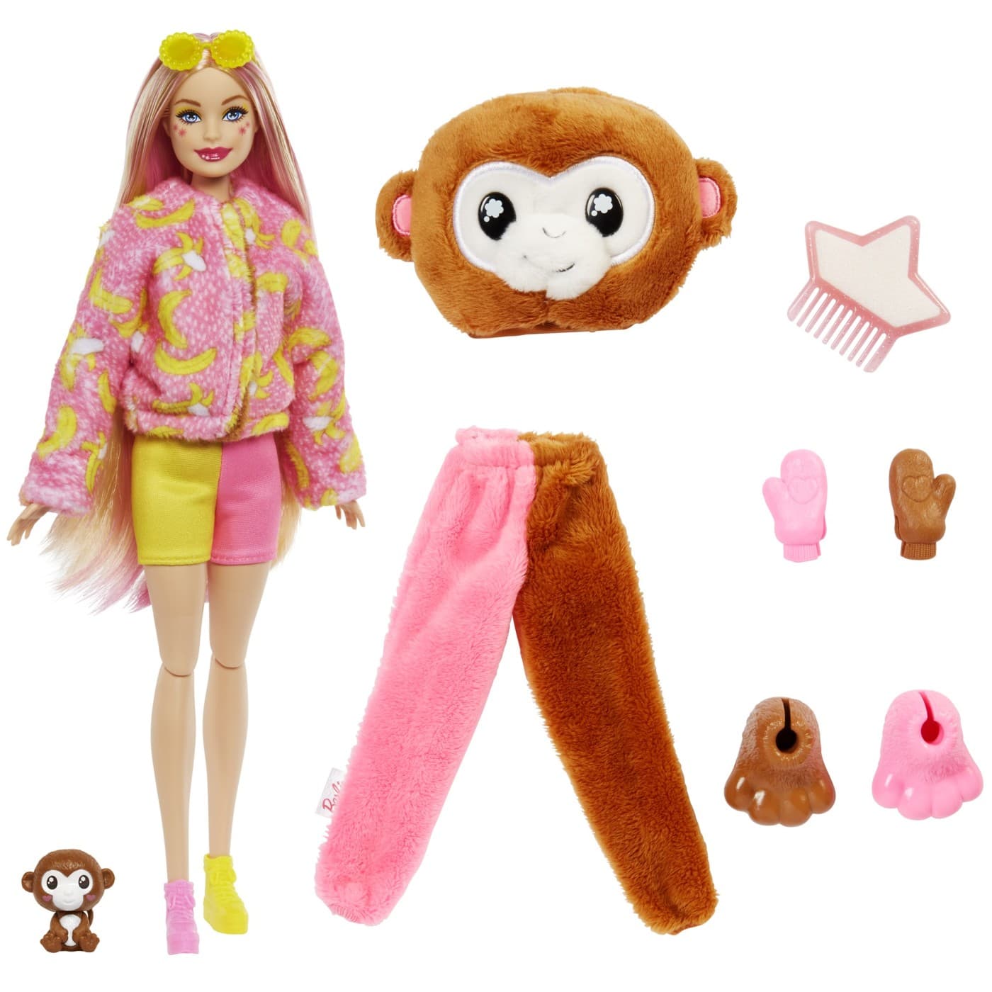 Papusa - Barbie - Cutie Reveal - Maimutica | Mattel