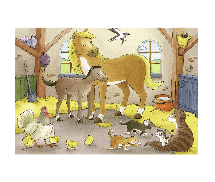 Puzzle clasic - Familii Fericite - 24 piese | Ravensburger