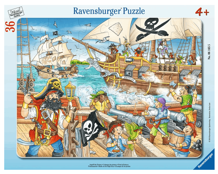 Puzzle 36 piese - Pirates | Ravensburger