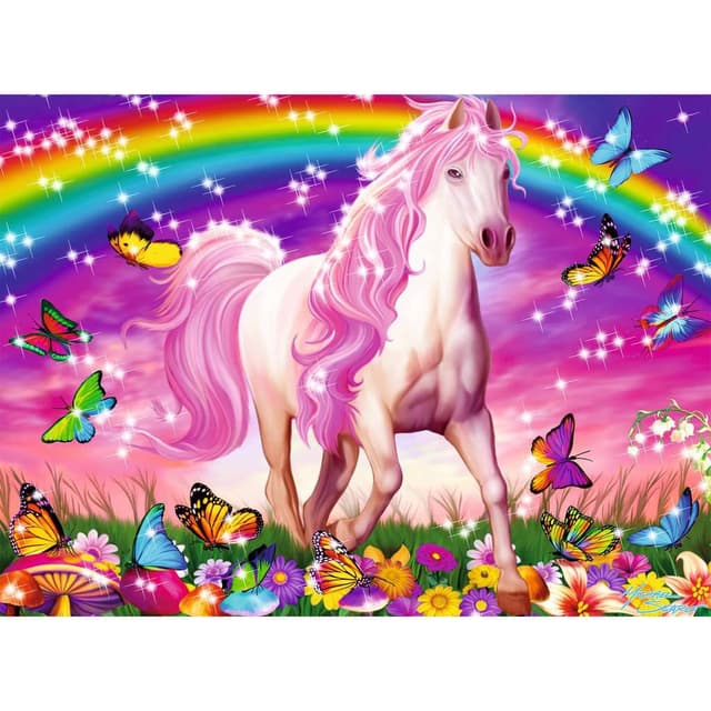 Puzzle 100 piese - XXL - Horse Dreams Glitter | Ravensburger