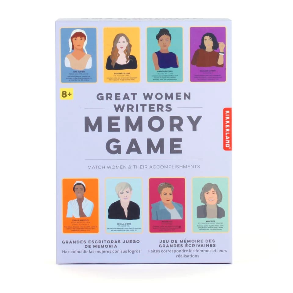 Joc - Great Women Writers Memory Game | Kikkerland