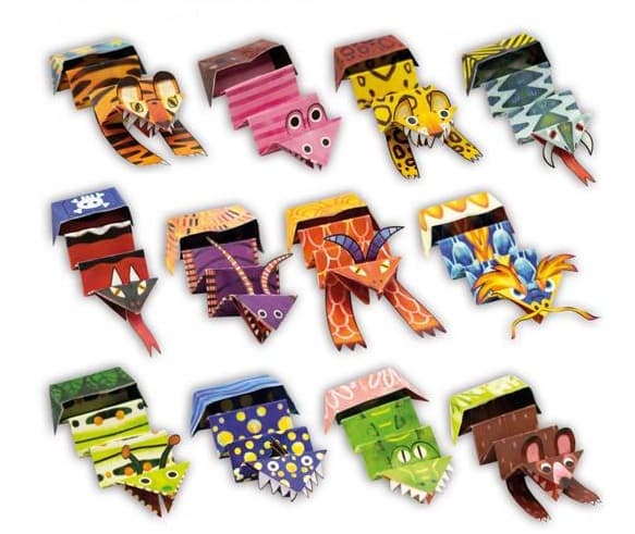 Set Origami Incepatori - Saltareti surpriza | Ludattica