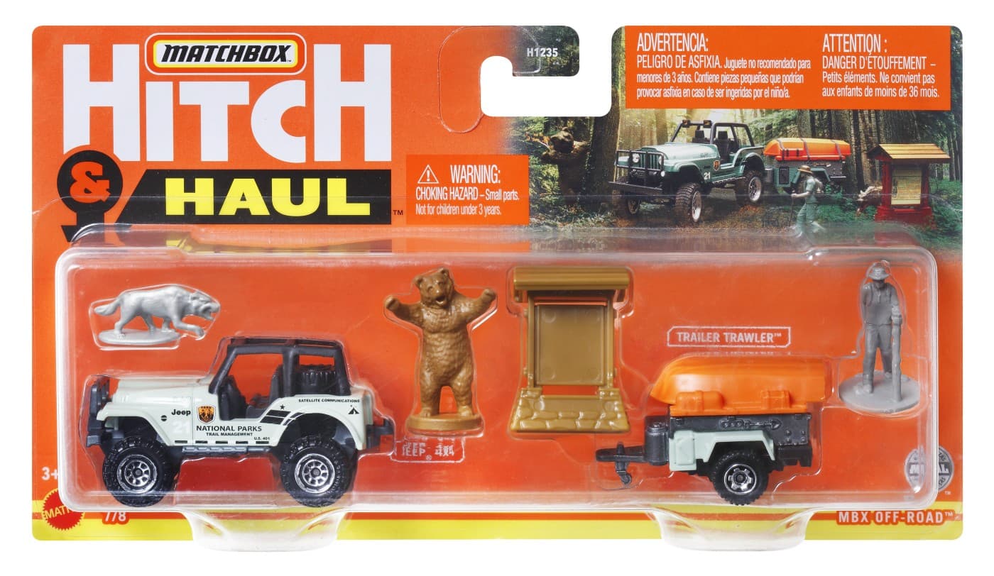 Set masinuta - Matchbox Hitch & Haul - MBX Off-Road | Mattel