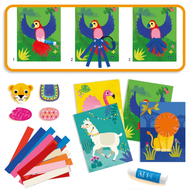 Set creativ - Animale cu bucle | Djeco