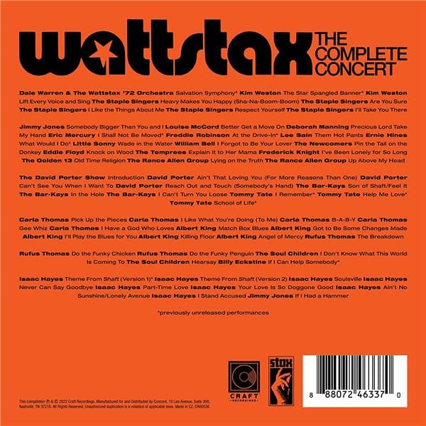 Wattstax: the Complete Concert | Wattstax