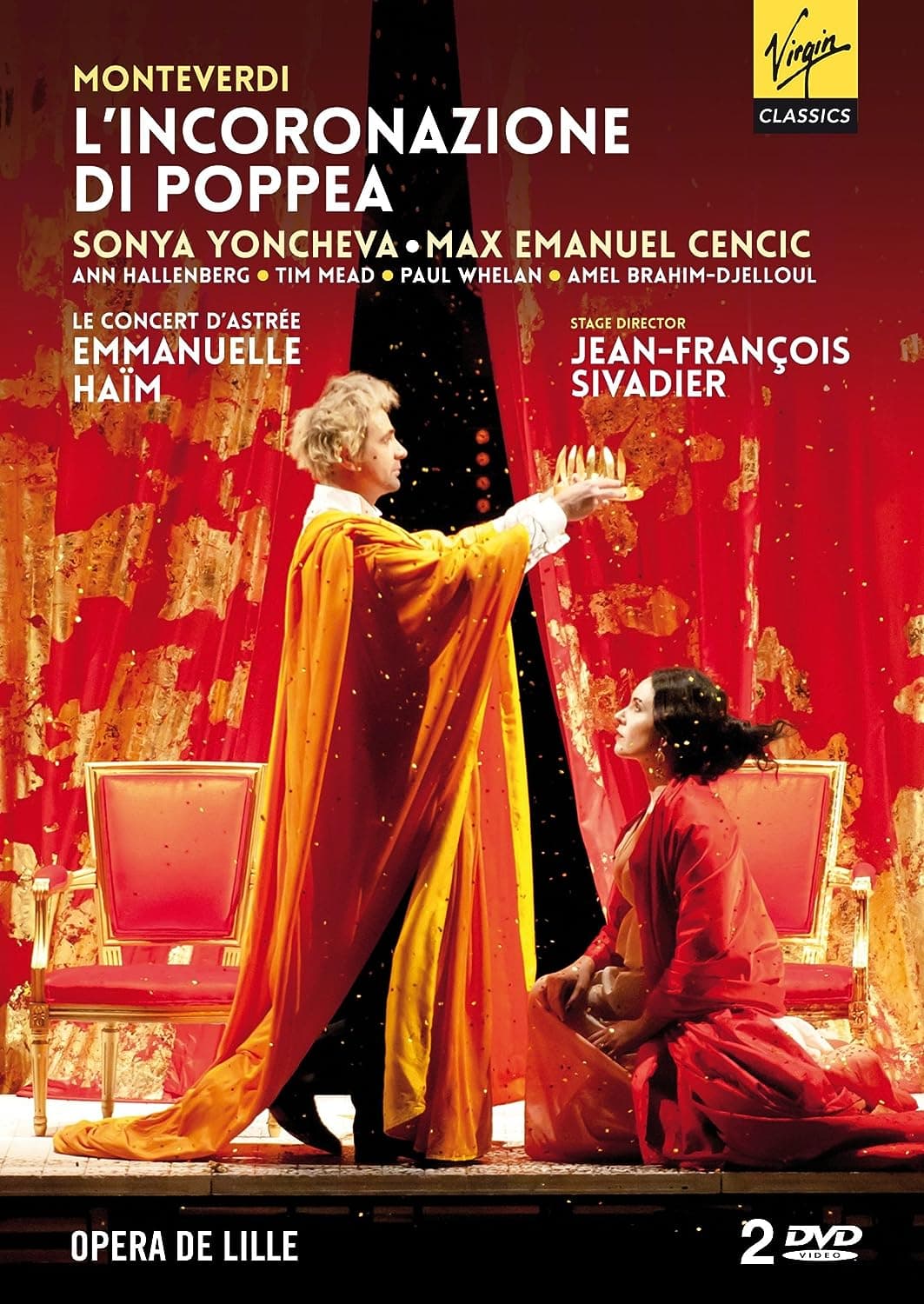 Monteverdi: L’Incoronazione di Poppea (DVD) | Le Concert d'Astree, Emmanuelle Haim