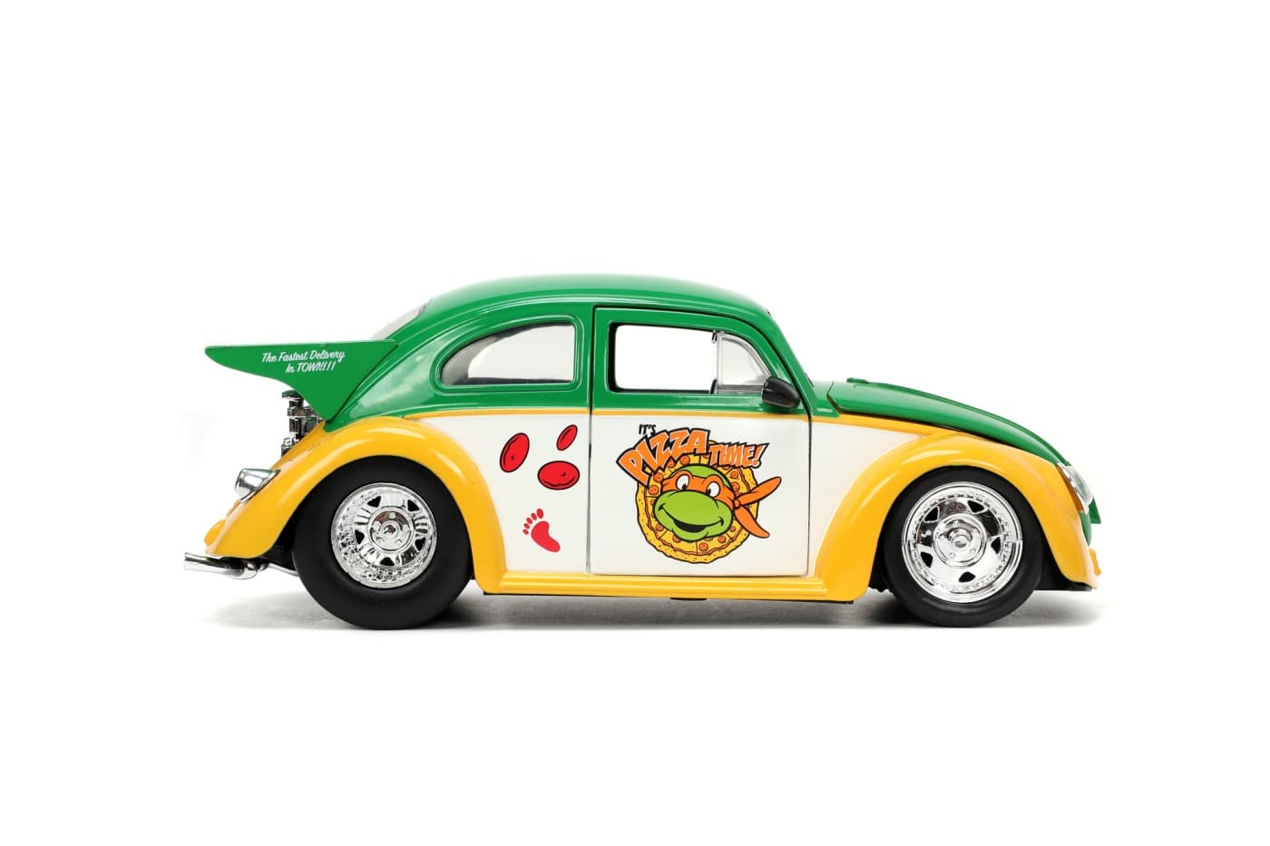 Masina metalica - Volkswagen Drag Beetle 1959 , Testoasele Ninja | Jada Toys