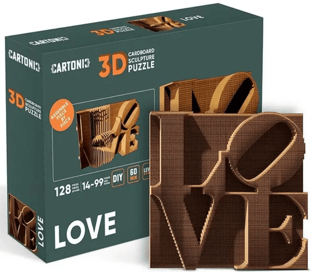 Puzzle 3D - Cartonic - Love 128 piece | Cartonic