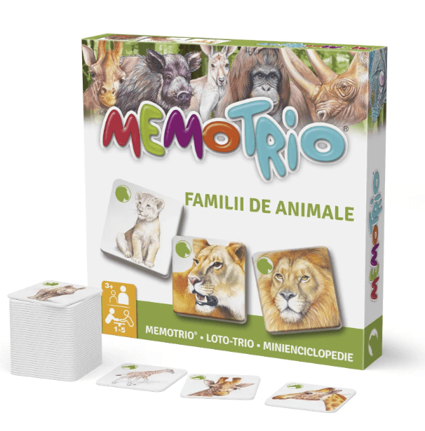 Joc - Memotrio - Familii de animale | Star-E