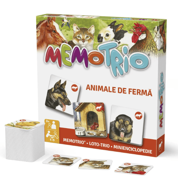 Joc - Memotrio - Animale de ferma | Star-E