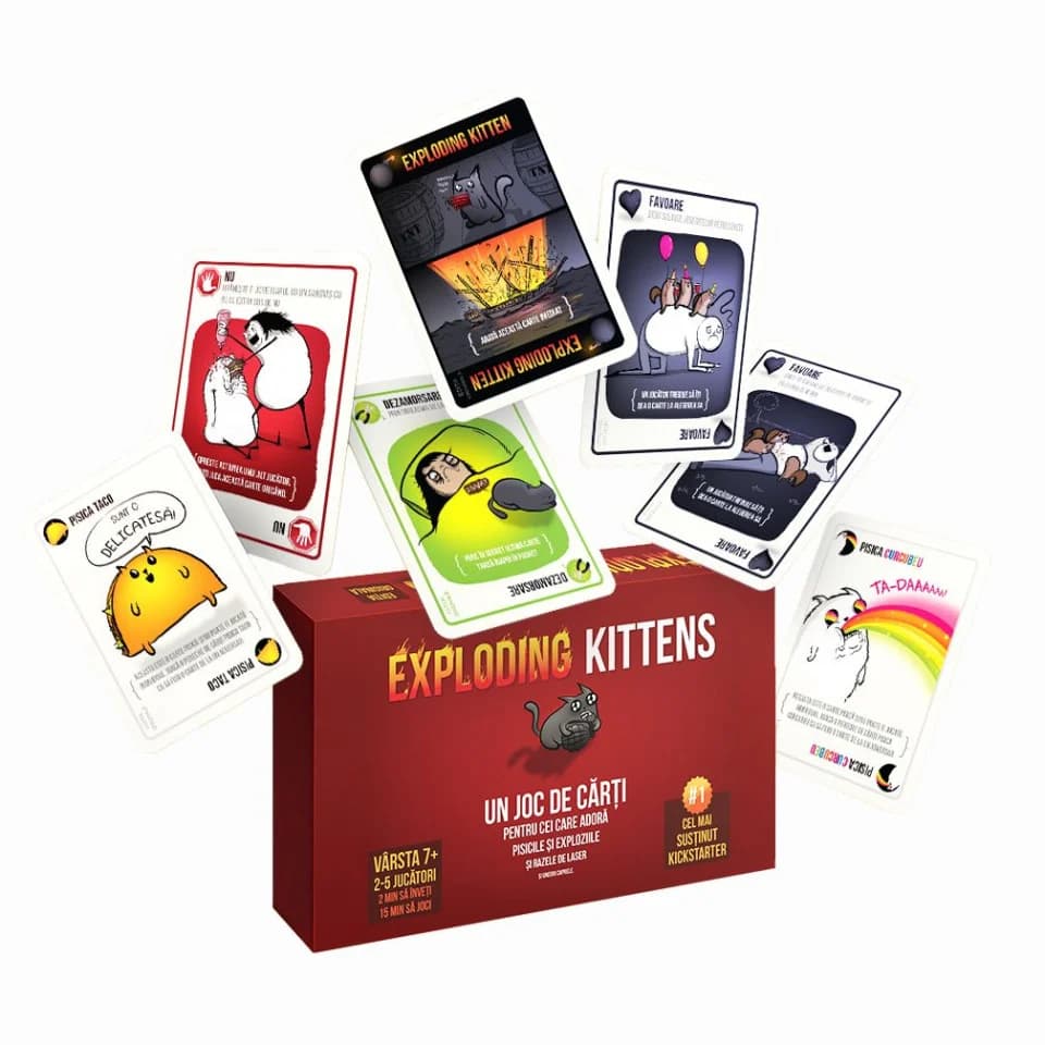 Joc de carti - Exploding Kittens (editie standard) | Exploding Kittens