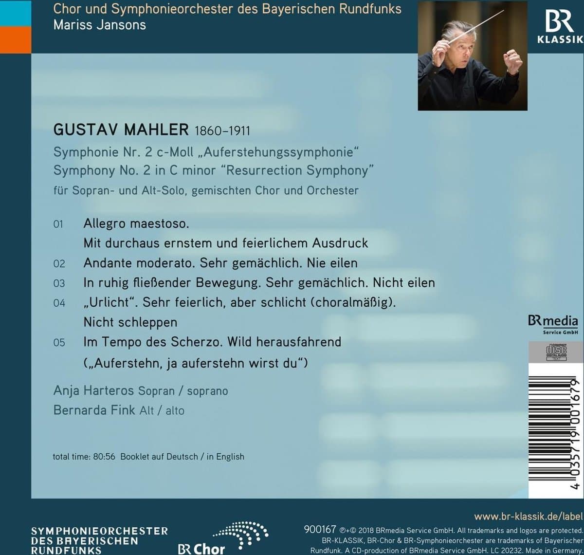 Mahler: Symphonie Nr. 2 | Gustav Mahler, Chor des Bayerischen Rundfunks, Mariss Jansons