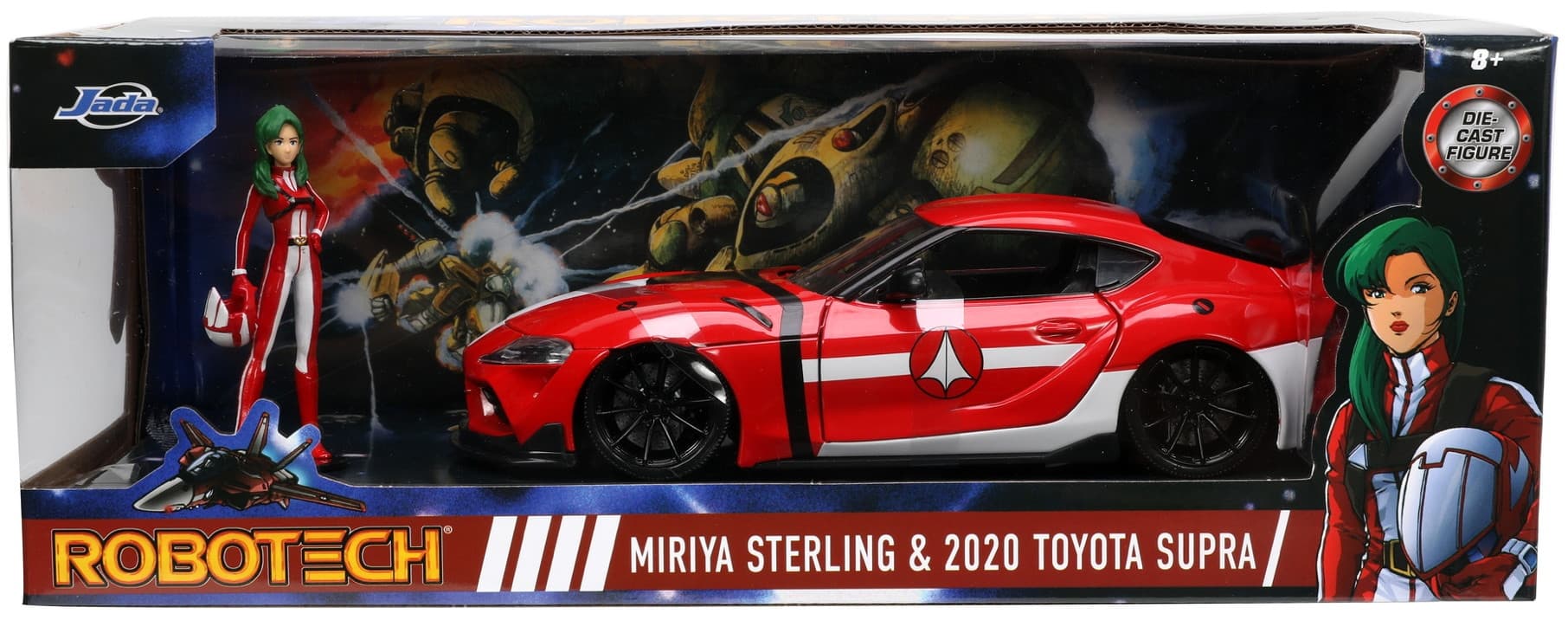 Set masinuta cu figurina  - Mirya Sterling si Toyota Supra | Jada Toys