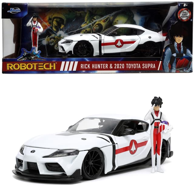 Set masinuta cu figurina  - Rick Hunter si Toyota Supra | Jada Toys