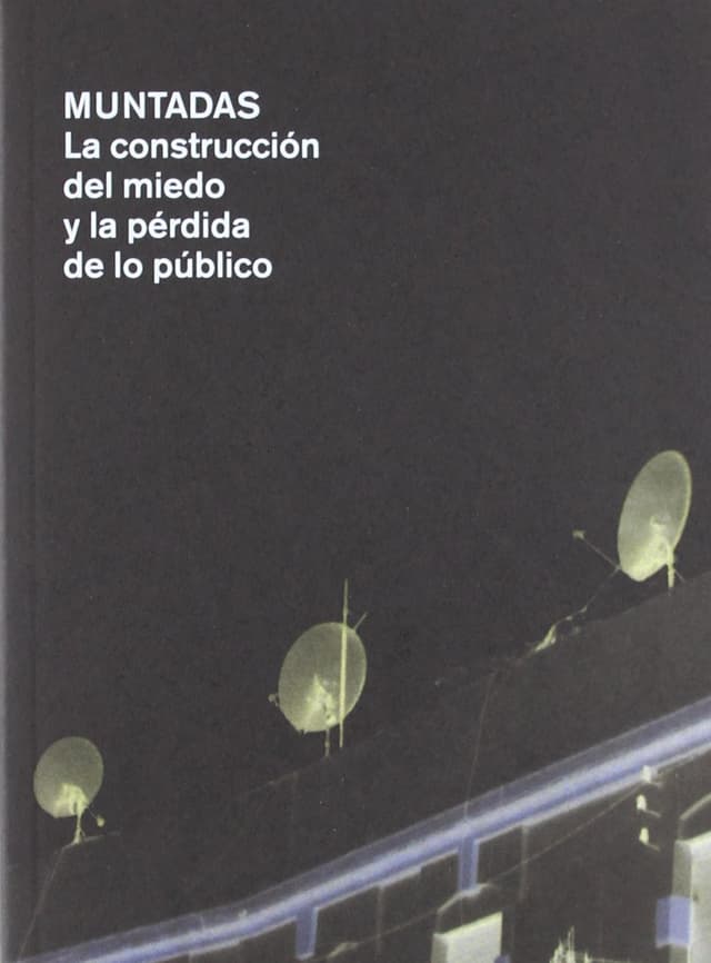 La Construccion del Miedo y La Perida de Lo Publico |  Antoni Muntadas