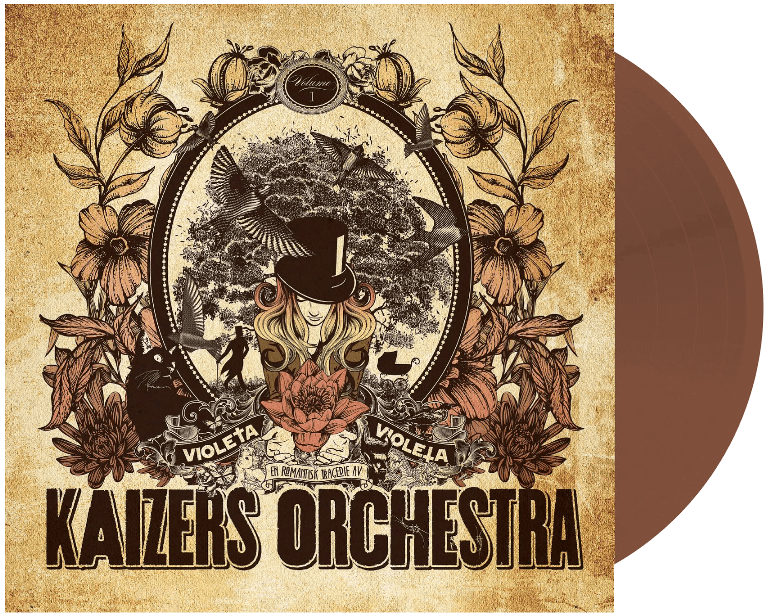 Violeta Violeta. Volume I (Brown Vinyl) | Kaizers Orchestra