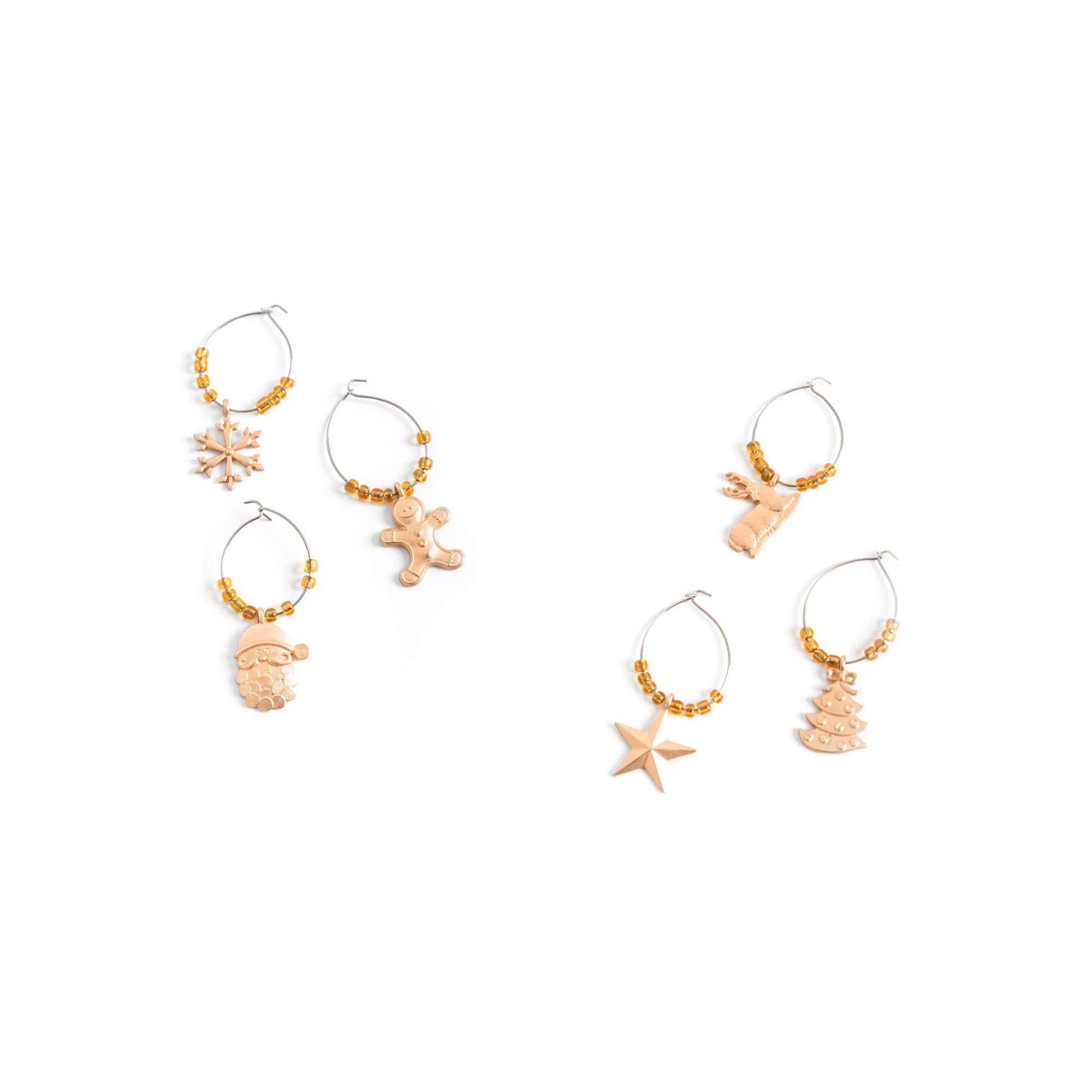 Decoratiune Craciun - Wine Charm Christmas Bottle Decoration (mai multe modele) | Kaemingk