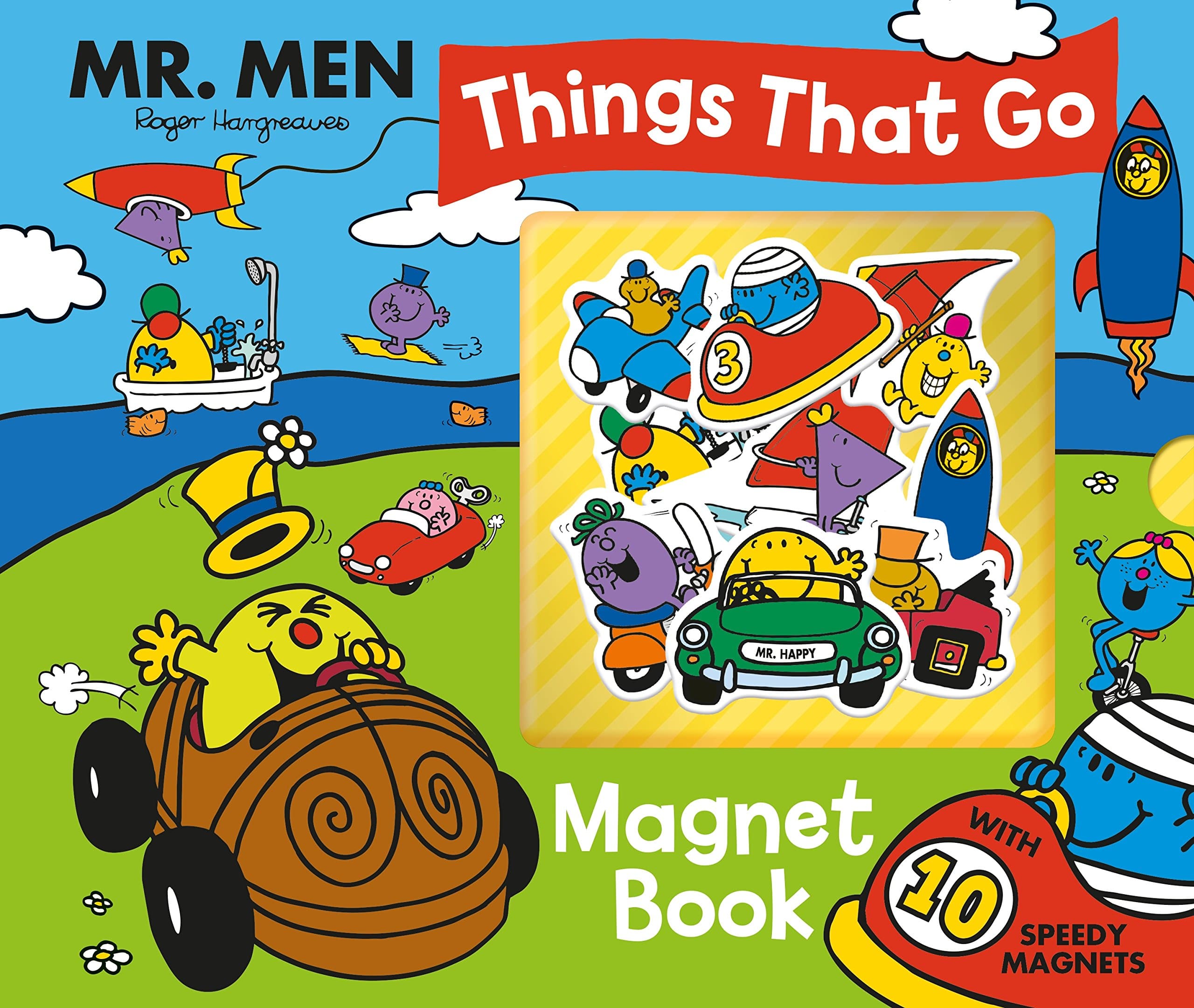 Mr. Men - Things That Go Magnet Book | Roger Hargreaves