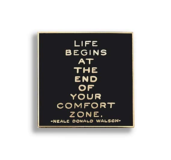 Insigna - Comfort zone | Quotable Cards