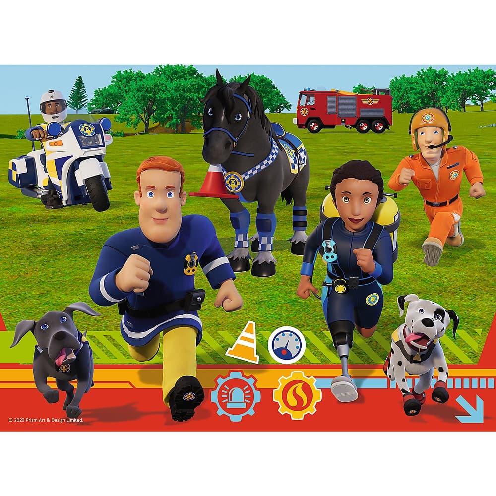 Puzzle 30 piese - Pompierul Sam gata de salvare | Trefl