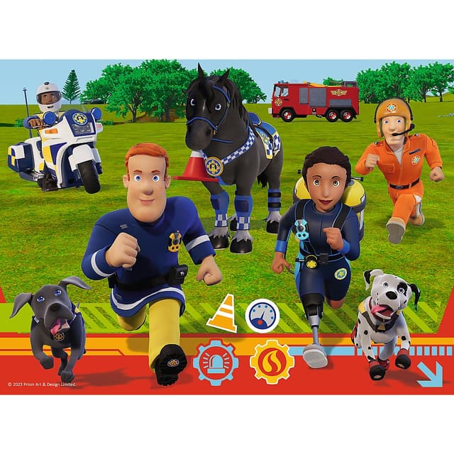 Puzzle 30 piese - Pompierul Sam gata de salvare | Trefl