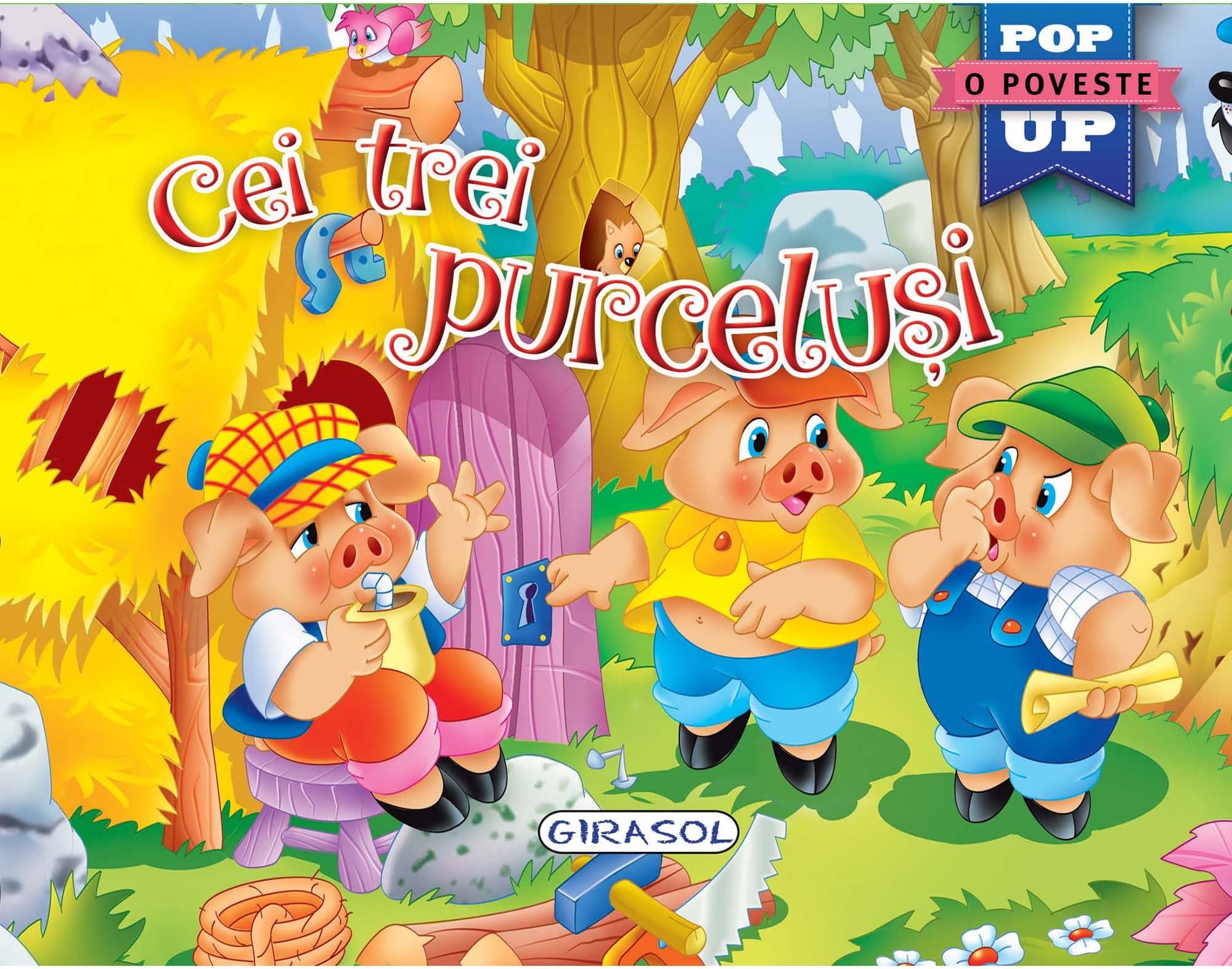 Cei trei purcelusi - Carti Pop-up |