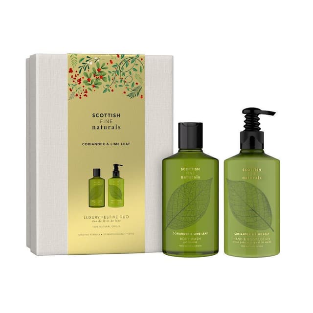 Set  2 sticle gel dus - Coriander Lime | Scottish Fine Soaps