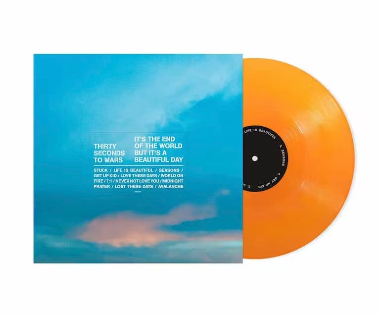 It's The End Of The World But It's A Beautiful Day (Orange Opaque Vinyl) | Thirty Seconds To Mars