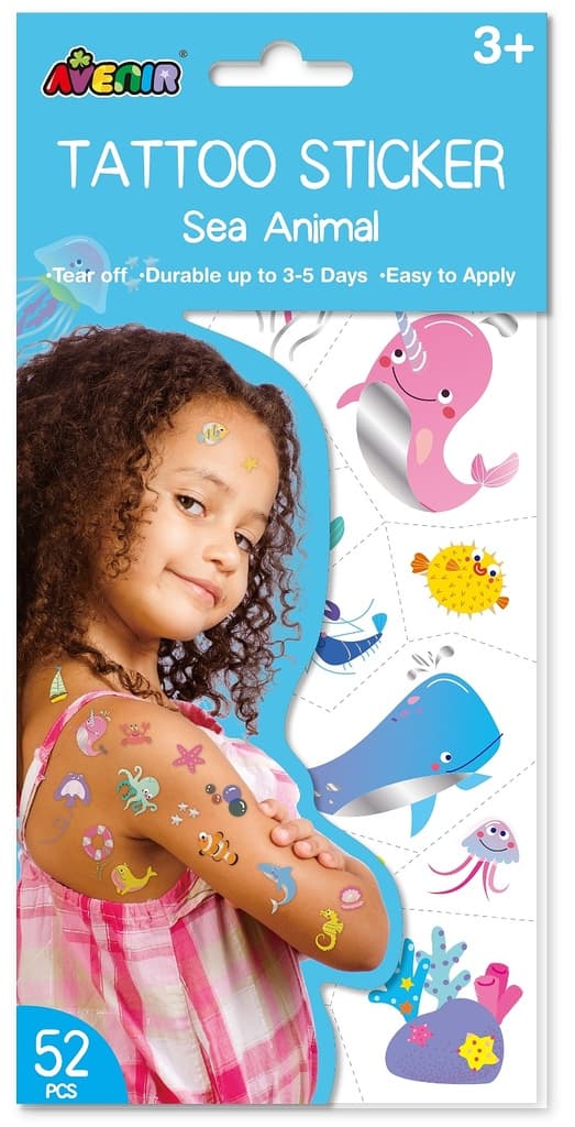 Tatuaje temporare - Animale maritime | Avenir