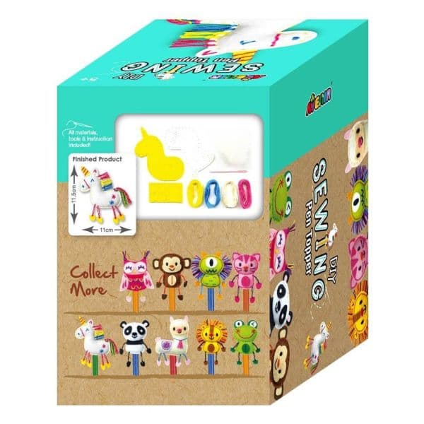 Set de cusut - Decoratiune Topper pentru creion - Unicorn | Avenir