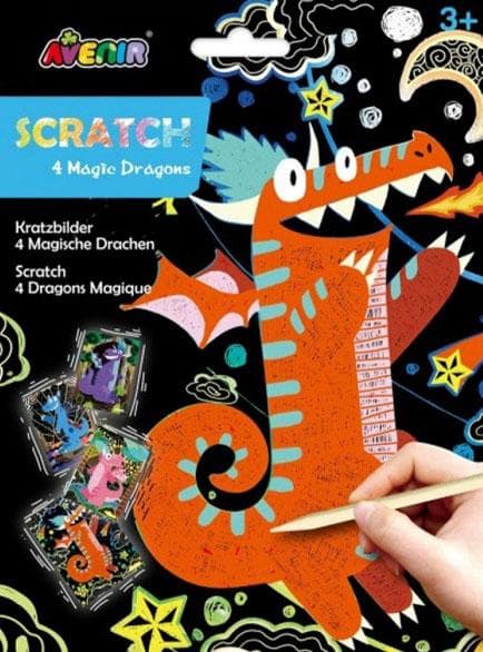 Set creativ - Stick 'N' Play - 4 dragoni magici | Avenir
