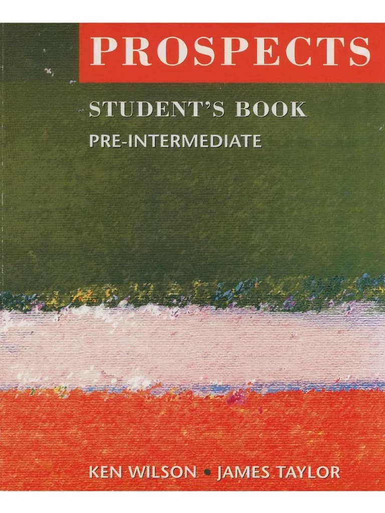 Prospects Pre-Intermediate Student's Book | James Taylor, Ken Wilson